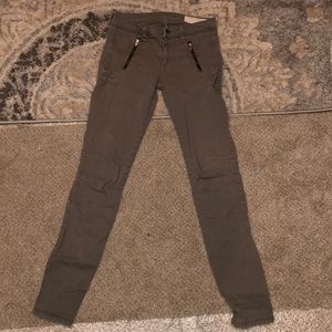Rag and Bone Moto Jeans